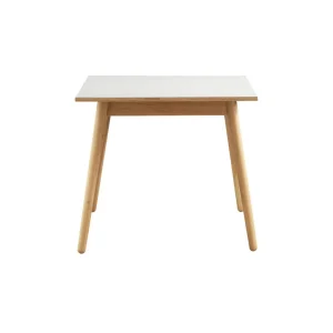 FDB Møbler C35A Spisebord 82x82, Eg / Lysegrå linoleum