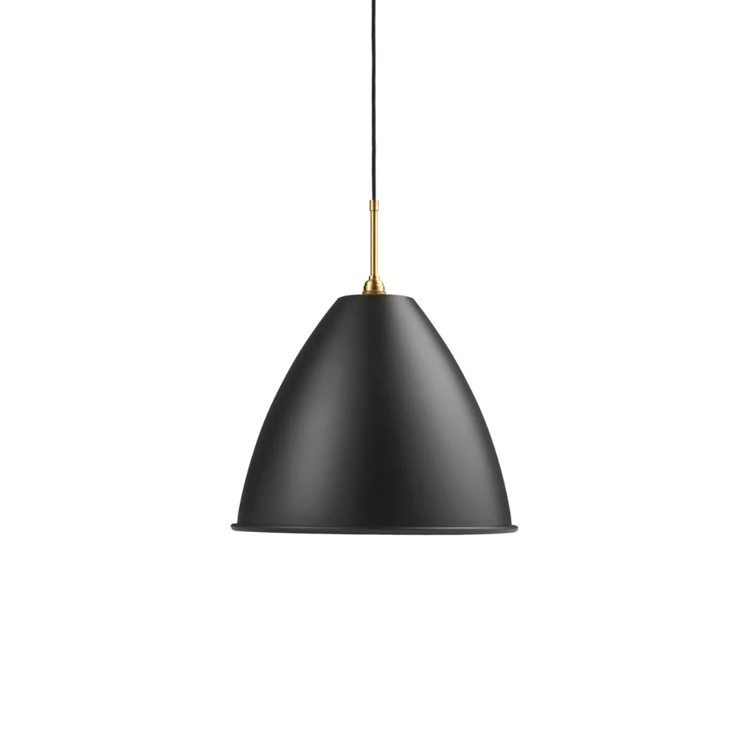 GUBI Bestlite BL9 Pendant L Ø40, Messing / Sort Semi Matt - Billede 2