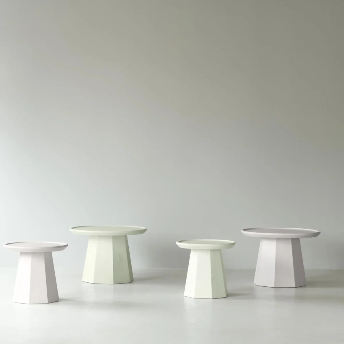 Normann Copenhagen Pine Sofabord Small, Light Green - Billede 4