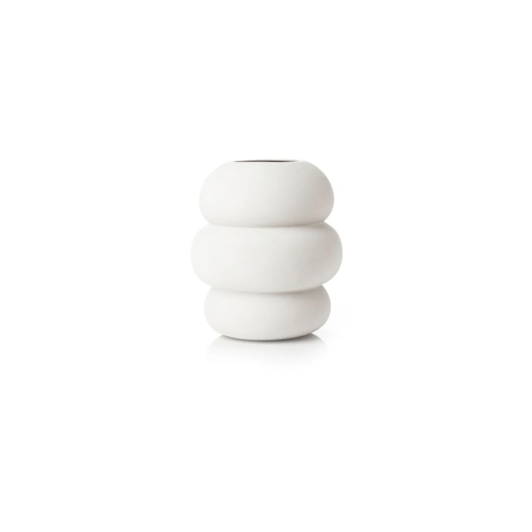 Novoform Soft Shape Ceramic Vase - Hvid - Billede 2