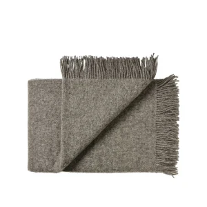 Samsø plaid Uld - Dark Nordic Gray - 140x240 cm