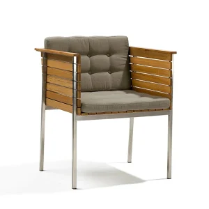 Skargaarden Häringe Teak Havestol, Steel / Heather Grey